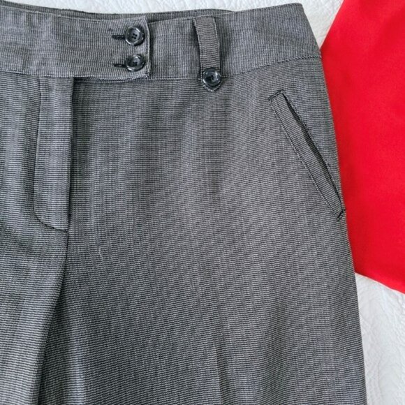 Style & Co Women's Trousers Dress Pants Size 12 Grey Black Pockets Office Work - Picture 3 of 13